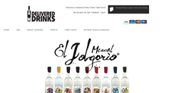 Desktop Screenshot of delivereddrinks.com