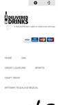 Mobile Screenshot of delivereddrinks.com
